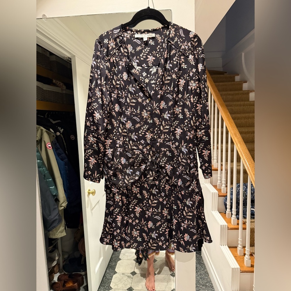 Veronica beard silk mini dress